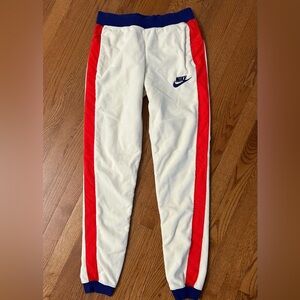 Nike Sportswear Polar Pants Cream Red Women's Size Small‎  EUC